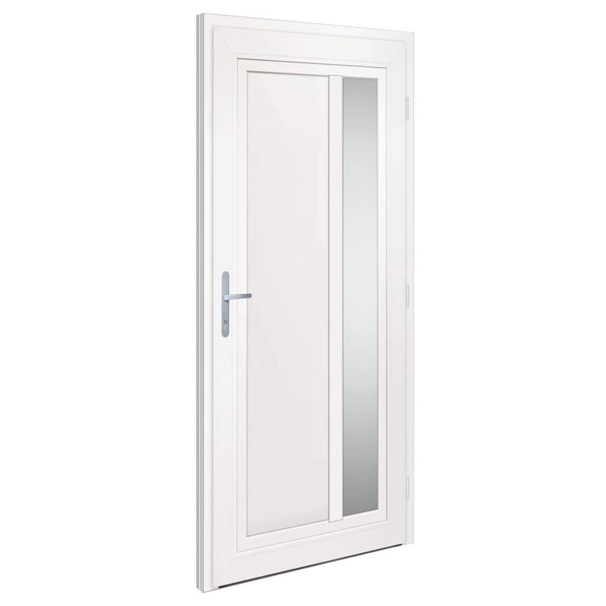 VIDAXL Porte d'entree Blanc 98x208 cm PVC