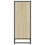 Voir la diapositive 5 : VIDAXL Armoire à chaussures chêne sonoma bois d ingénierie et métal