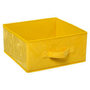 Voir la diapositive 1 :  Boîte de Rangement Velours  Mix N Modul  31x31cm Jaune