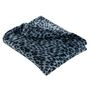 Voir la diapositive 1 : Paris Prix Plaid Flanelle Imprimé  Léopard  125x150cm Bleu