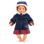 Voir la diapositive 3 : Corolle Manteau Corolle en Fêtes pour poupon 30 cm