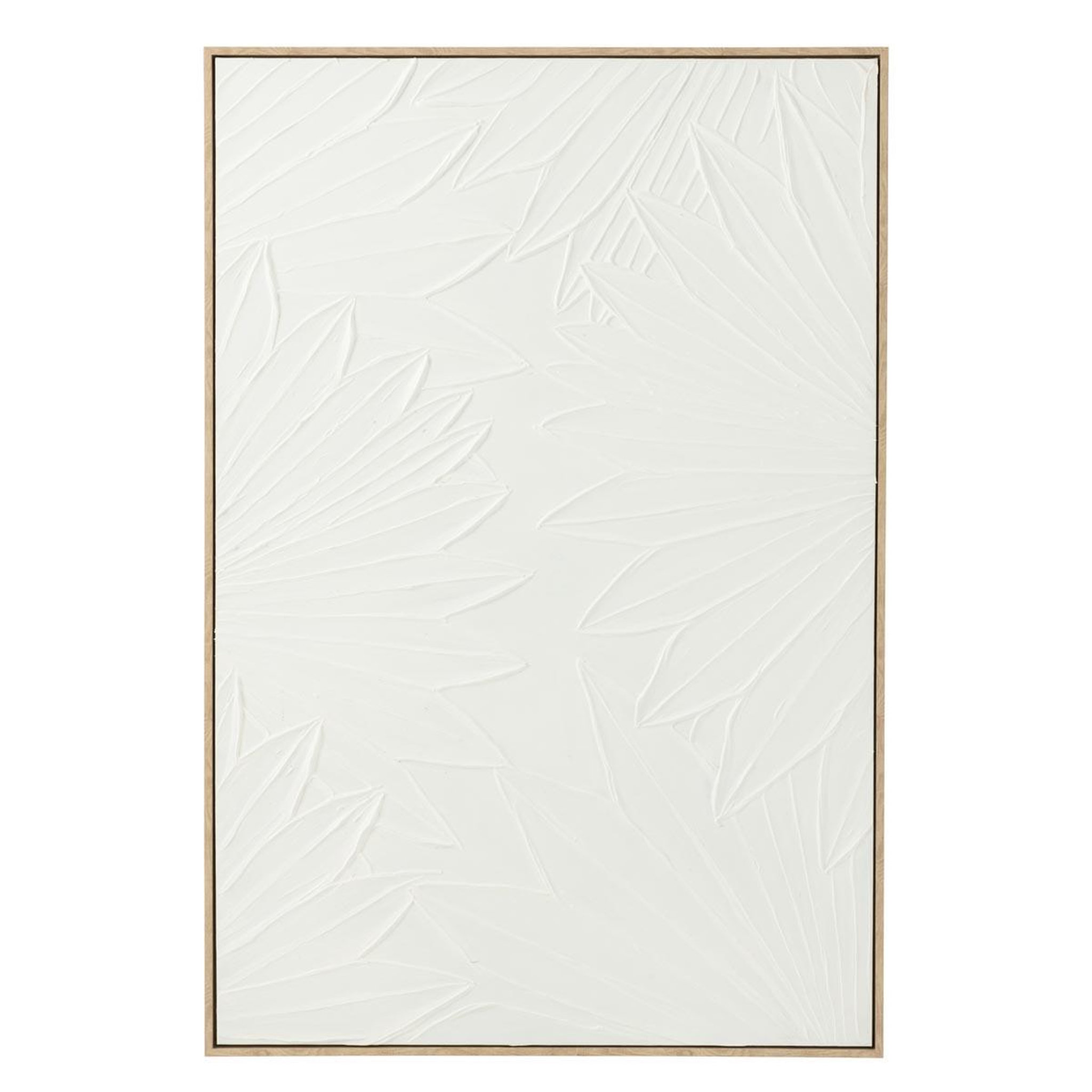 J-LINE Tableau déco  koy  83x123cm blanc