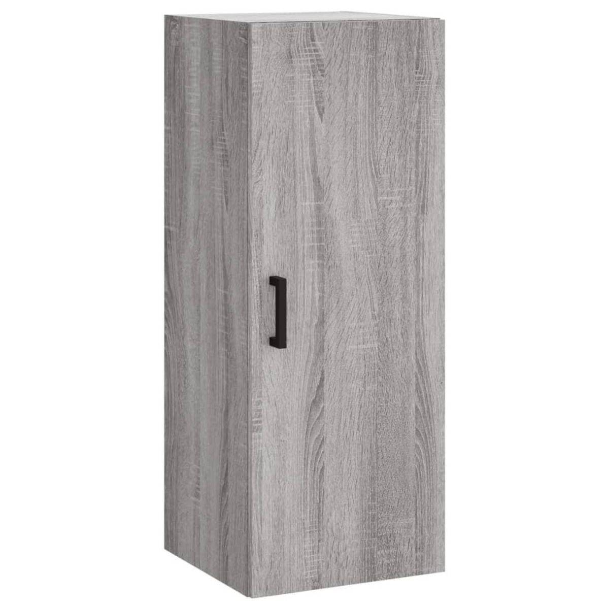 VIDAXL Buffet haut Sonoma gris 34,5x34x180 cm Bois d'ingenierie