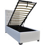 Voir la diapositive 2 : Habitat et Jardin Lit simple avec coffre  Tino  - 90 × 190 cm - Blanc