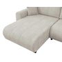 Voir la diapositive 5 : BEST MOBILIER Rosalie - canapé d'angle réversible 4 places convertible avec coffre en tissu bouclette