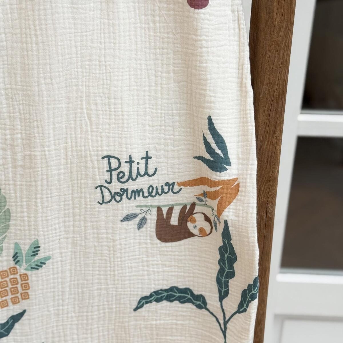 Petit Béguin Gigoteuse d'été en gaze de coton Baroudeur