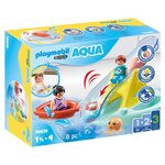 PLAYMOBIL 70635 - Ilôt avec toboggan aquatique