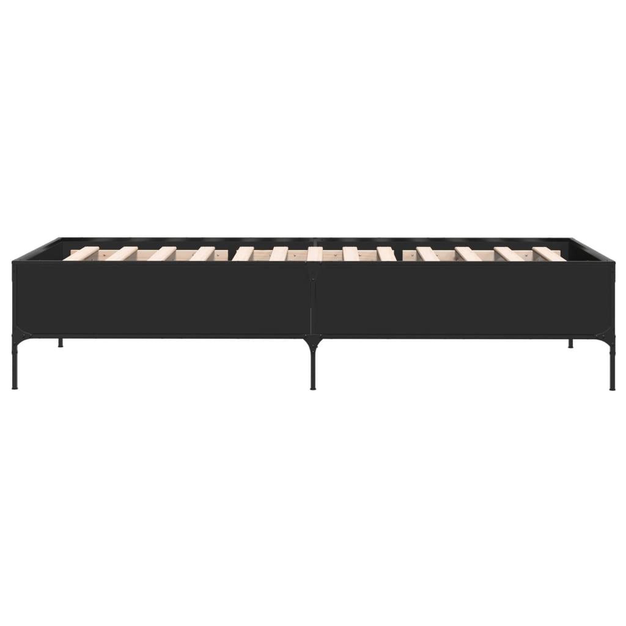 Voir la diapositive 5 : VIDAXL Cadre de lit sans matelas noir 90x190 cm