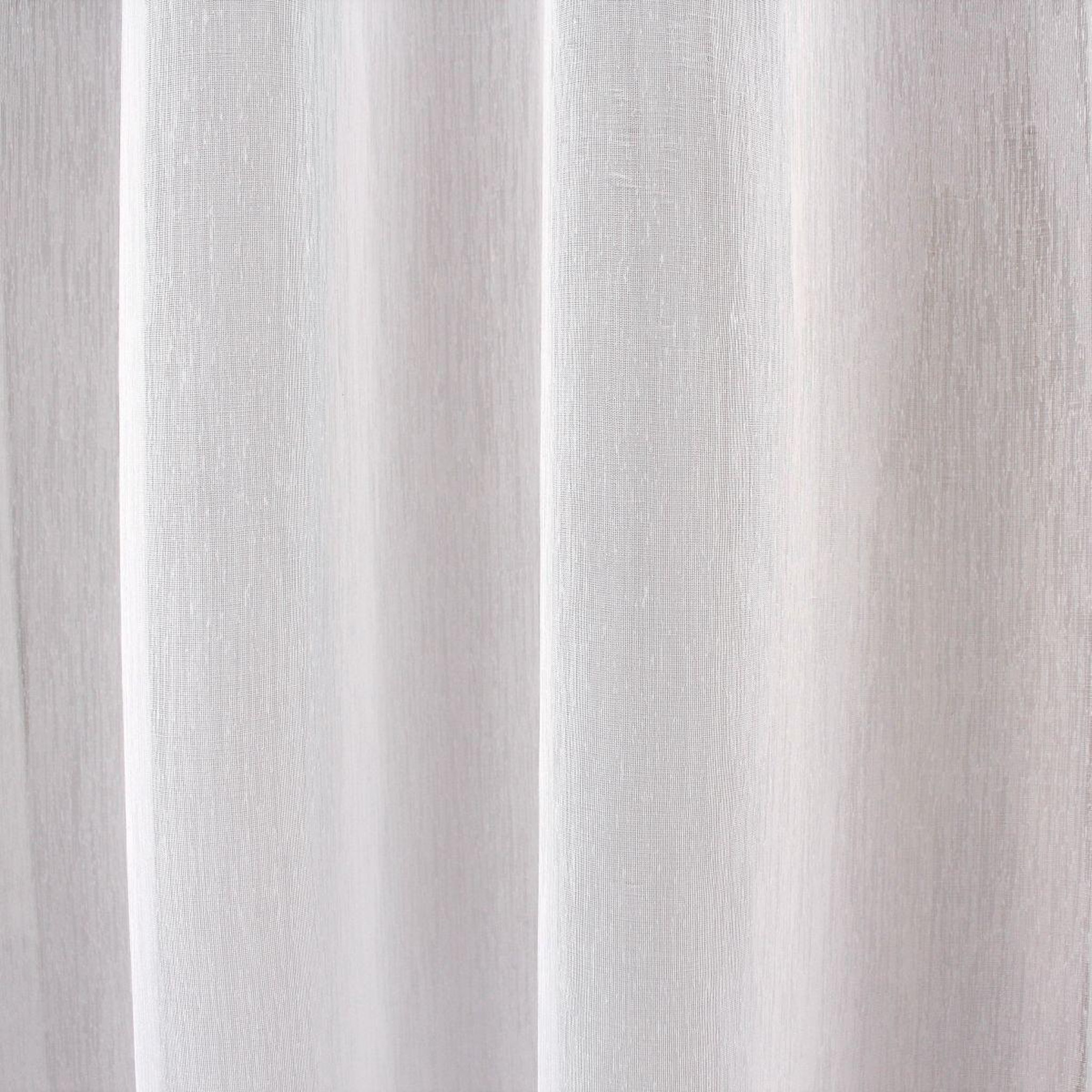 Voir la diapositive 3 : ENJOY HOME Rideau voilage à œillets  sablé  140x240cm blanc