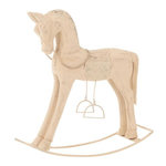 Paris Prix Cheval à Bascule en Bois  Wiley  53cm Naturel