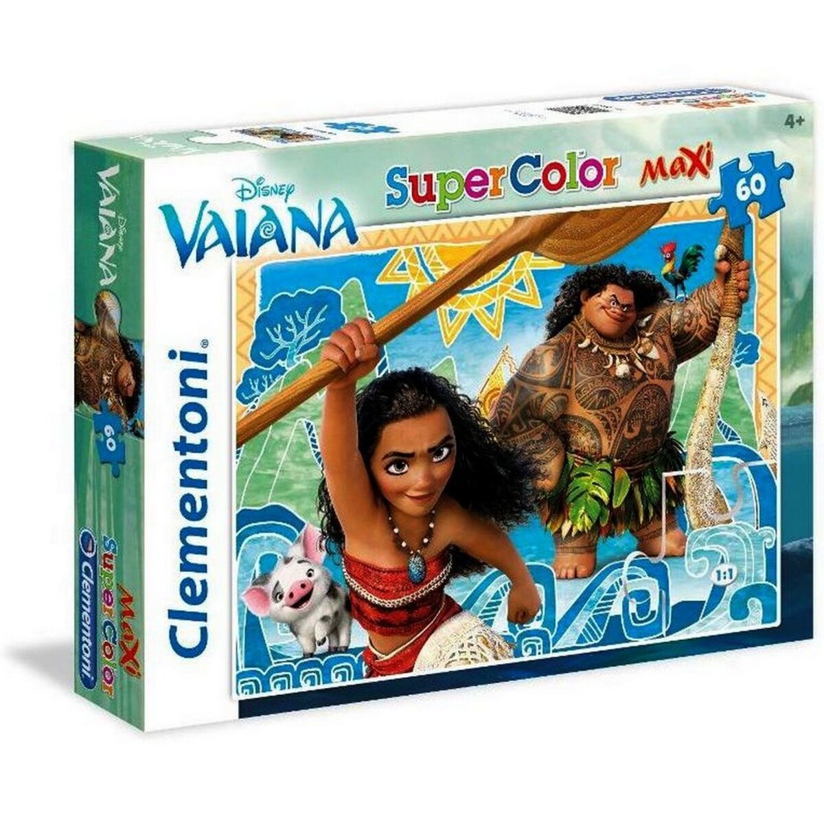 Maxi puzzle Vaiana 60 pieces Disney enfant Moana pas cher 