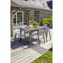 Voir la diapositive 5 : DCB GARDEN Fauteuil de jardin empilable en aluminium MIAMI - kaki/Gris
