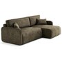 Voir la diapositive 4 : LISA DESIGN Apolline - canapé d'angle réversible 4 places convertible avec coffres en tissu moucheté