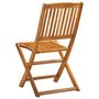 Voir la diapositive 5 : VIDAXL Chaises pliables d'exterieur lot de 4 Bois d'acacia solide