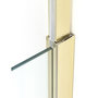 Voir la diapositive 3 : GELCO Pare Baignoire 1 volet - GELCO - ONLY Gold - 80 x 155 / 210