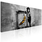 Paris Prix Tableau Imprimé  Banksy - Monkey with Frame. Coloris disponibles : Multicolore
