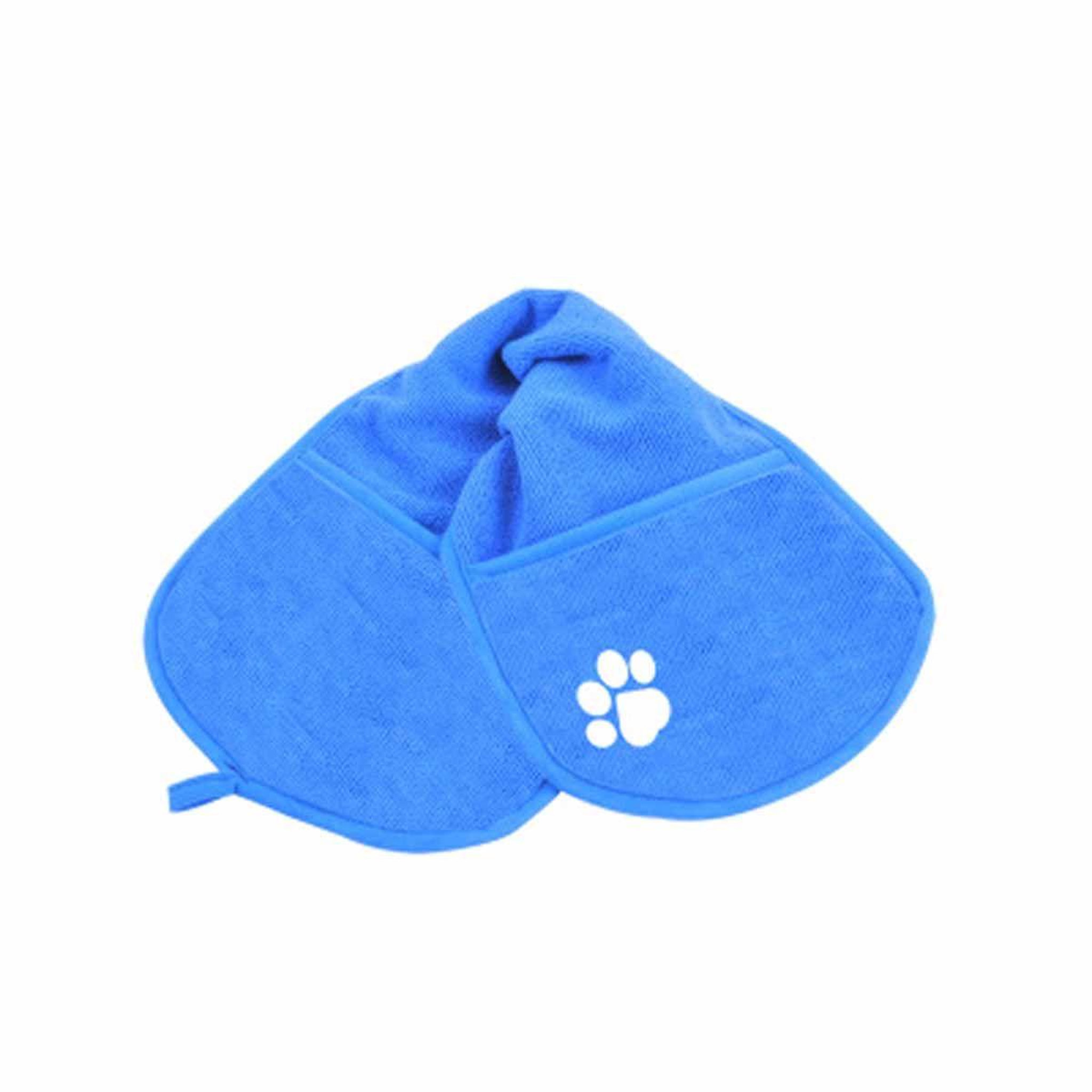 HOMEA Serviette de bain pour chien  doggy  63cm bleu