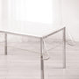 Voir la diapositive 1 : Paris Prix Nappe Cristal  Garden  140x240cm Transparent & Taupe