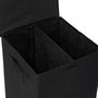 Voir la diapositive 4 : FIVE Panier à Linge Avec Séparateur  Colors  74L Noir Khol