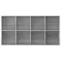 VIDAXL Bibliotheque/Buffet Sonoma gris 66x30x130 cm Bois d'ingenierie