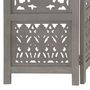 Voir la diapositive 4 : VIDAXL Cloison de separation 5 panneaux Gris 200x165 cm Bois manguier