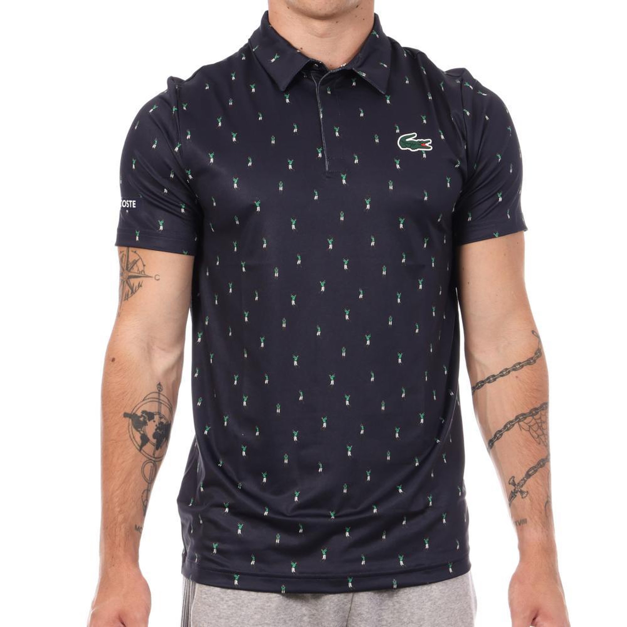 Lacoste Polo Marine Homme Lacoste DH5348. Coloris disponibles : Bleu