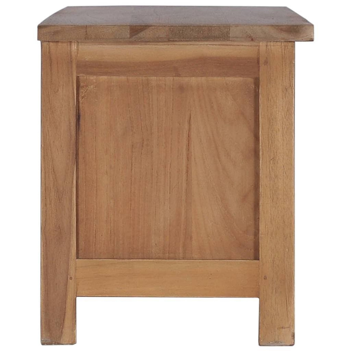VIDAXL Meuble TV 90x30x35 cm Bois de teck massif