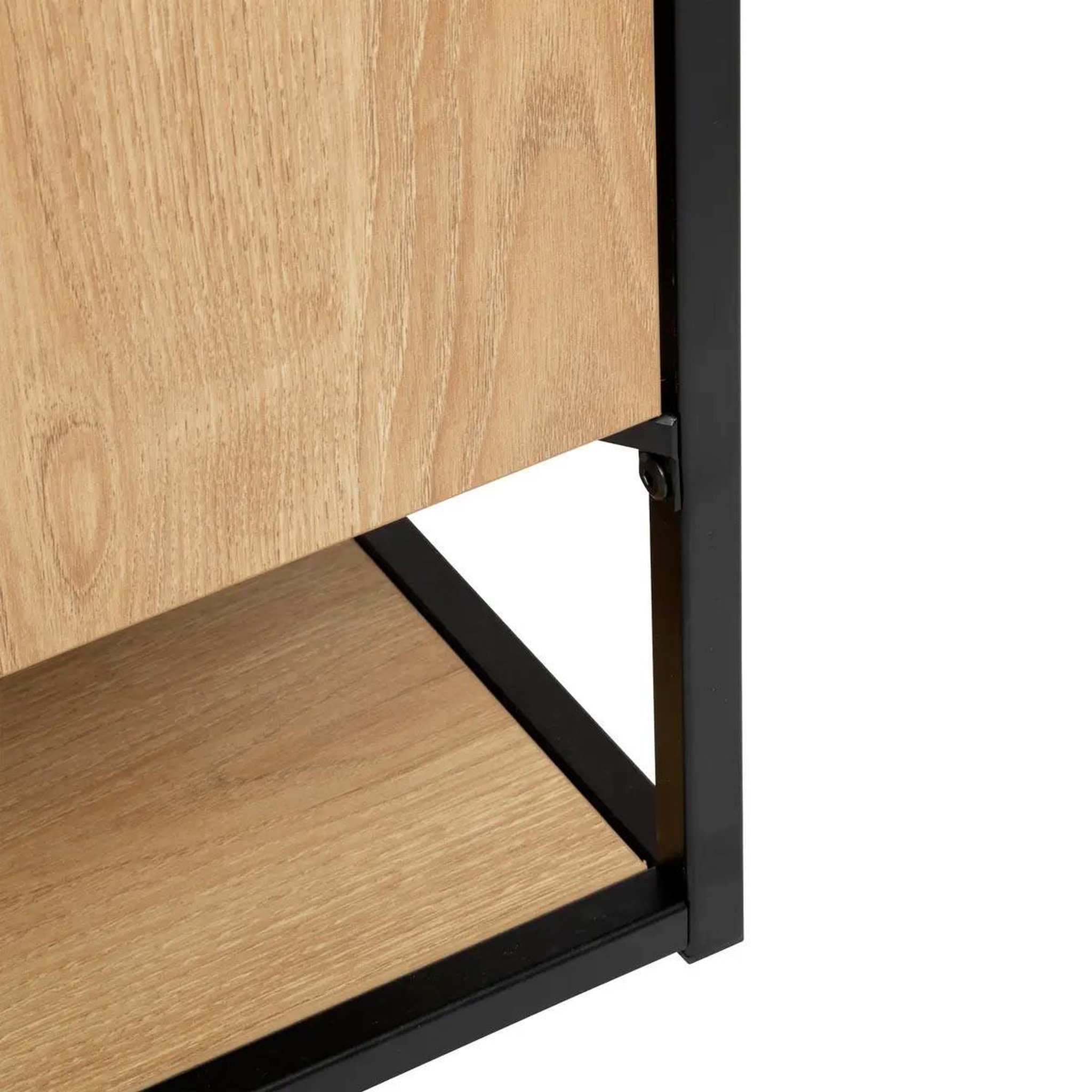 Voir la diapositive 4 : ATMOSPHERA Buffet 2 portes & 2 tiroirs  aldéa  140cm naturel