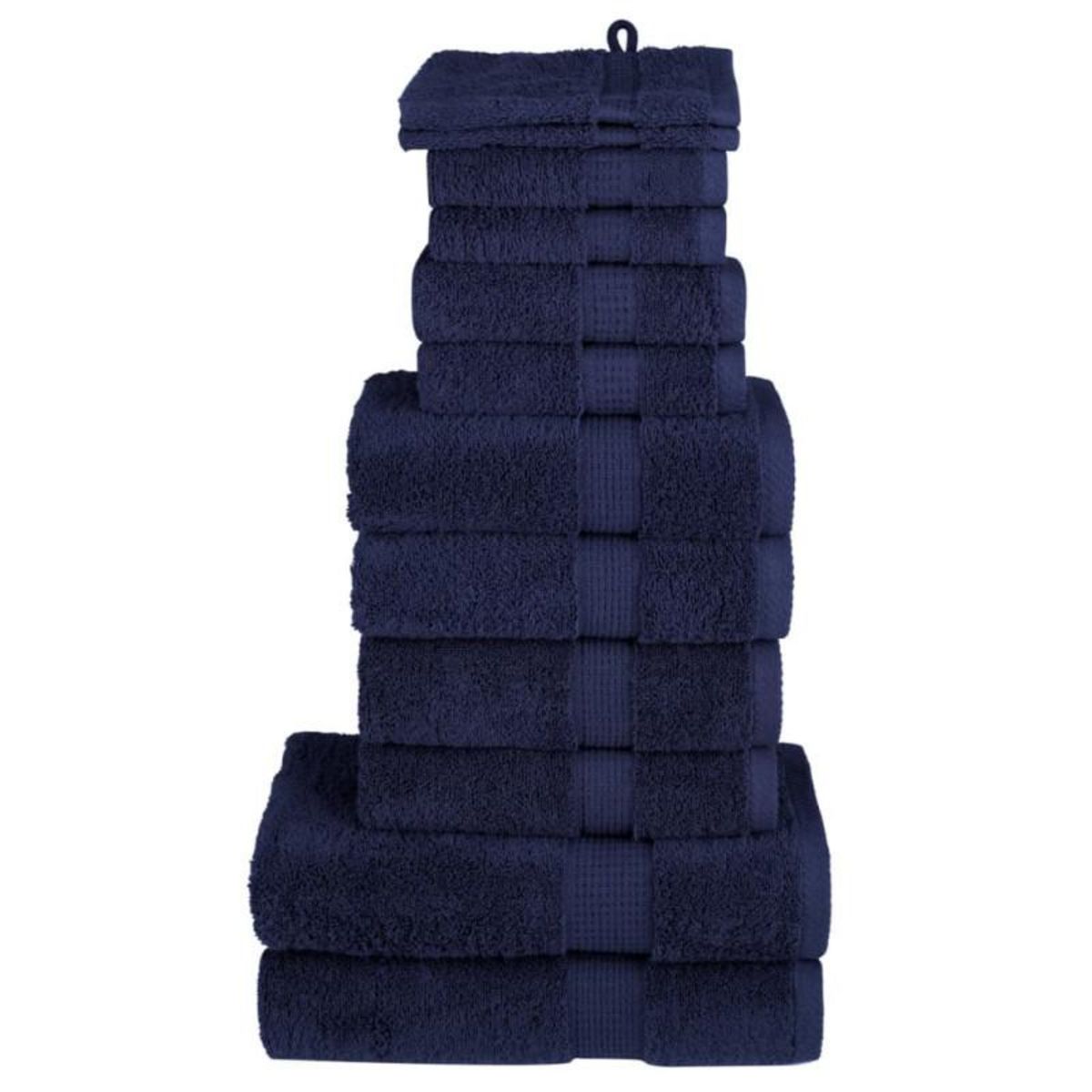 VIDAXL Ensemble de serviettes de qualité supérieure SOLUND 12 pcs