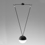Voir la diapositive 4 : Lumisky Lampe de table design ALBEDO Noir Aluminium H12cm