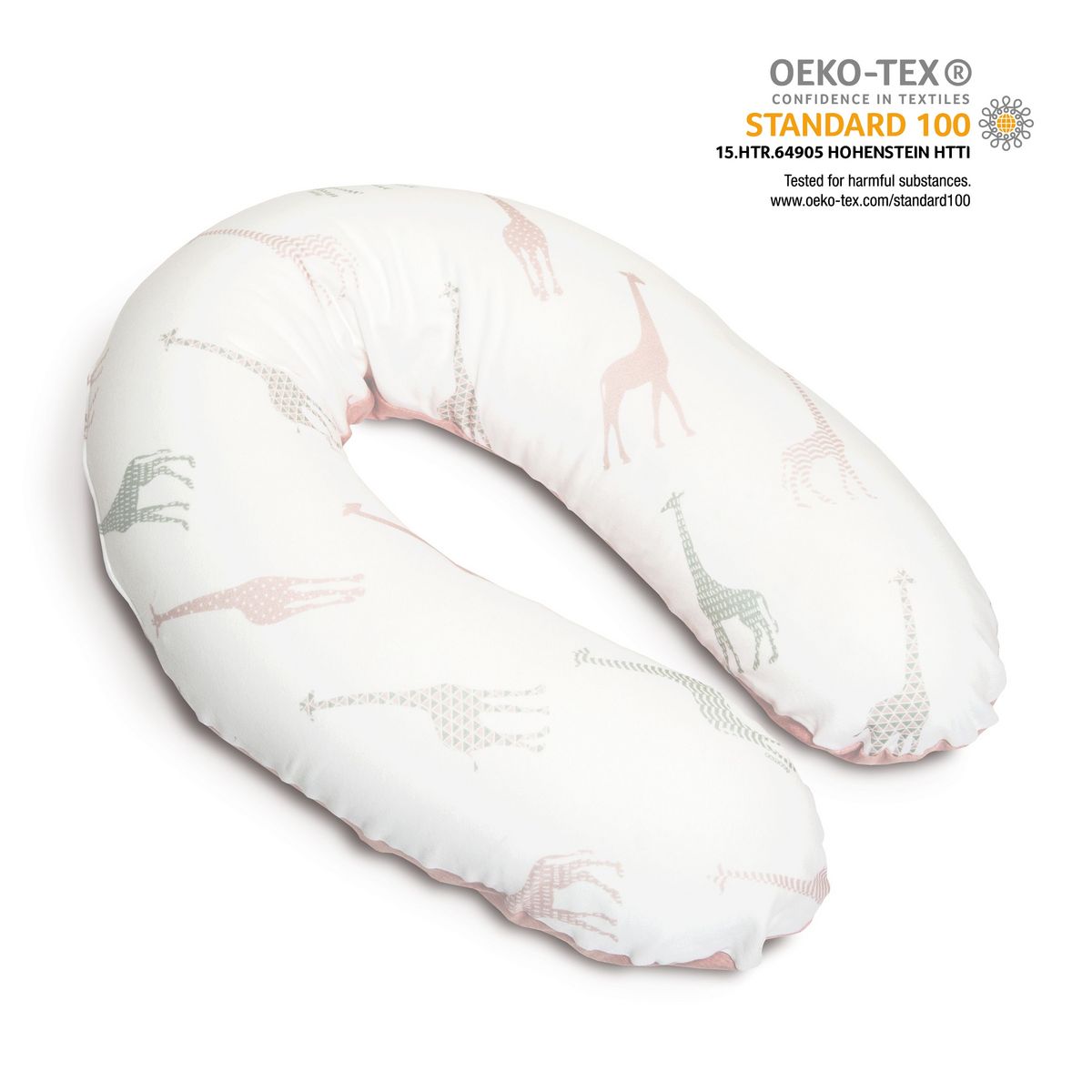 BABYMOOV Coussin de maternité Doomoo Buddy Giraffe rose