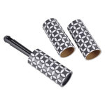 Paris Prix Brosse à Vêtements  Adhésive  20cm Noir & Blanc