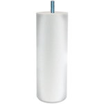 MARGOT Pieds de sommier Margot PIEDS CYLINDRIQUES S4 70X200 LAQUE BLANC cc