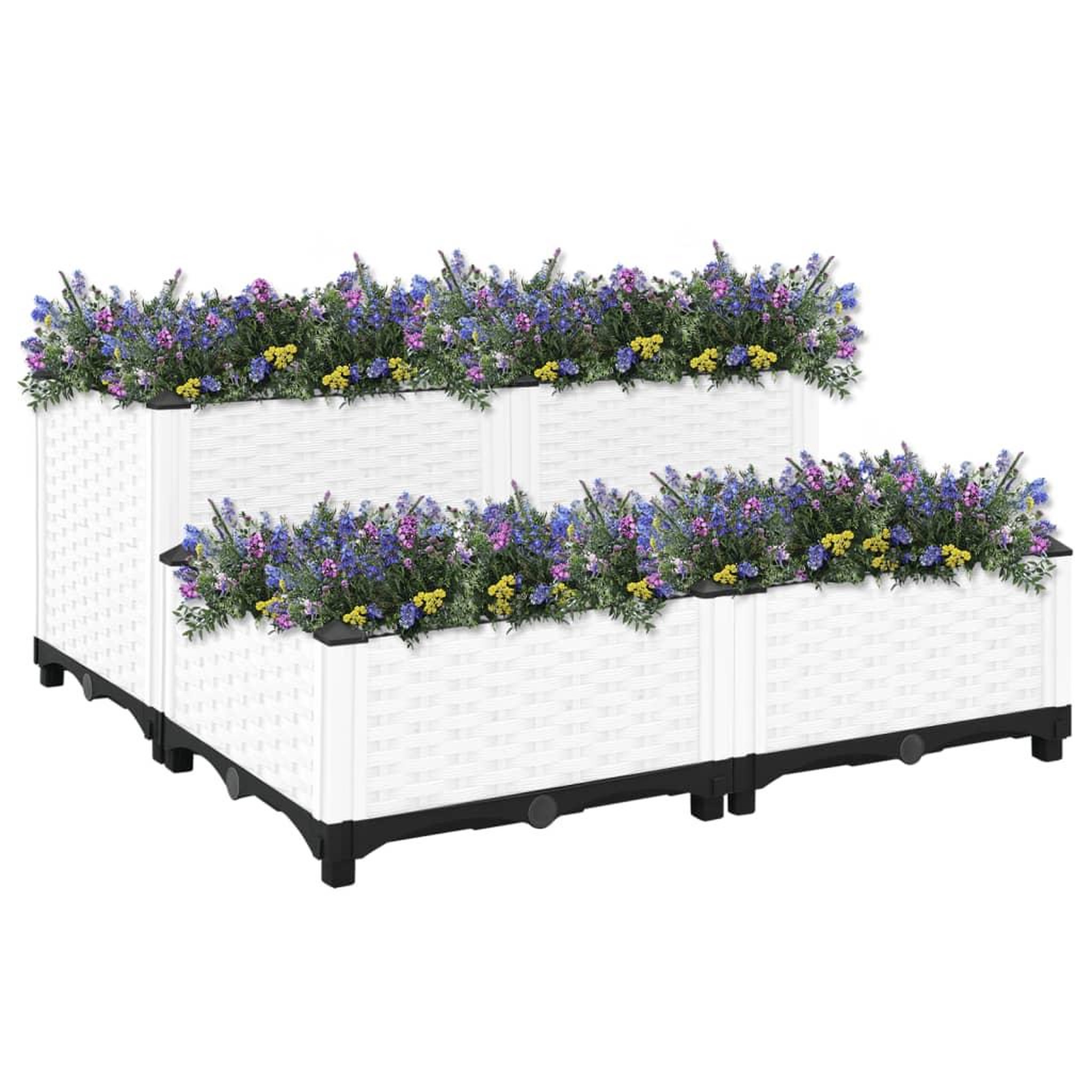 Voir la diapositive 2 : VIDAXL Lit sureleve 80x80x38 cm Polypropylene