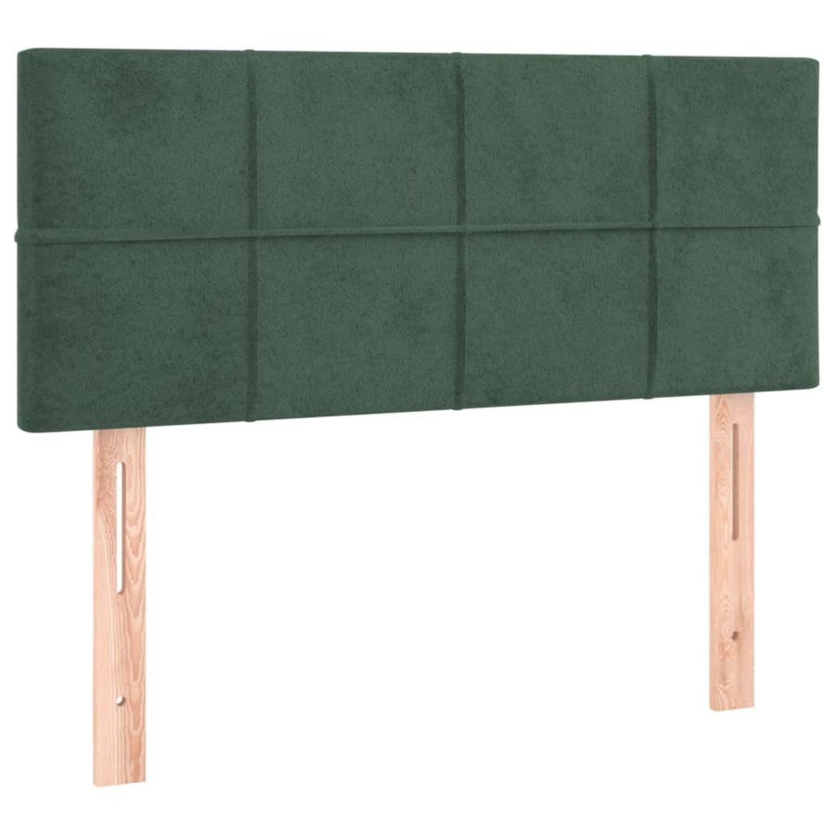VIDAXL Tete de lit Vert fonce 80x5x78/88 cm Velours