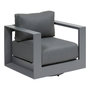 Voir la diapositive 1 : HESPERIDE Fauteuil de salon de jardin rotatif ALLURE