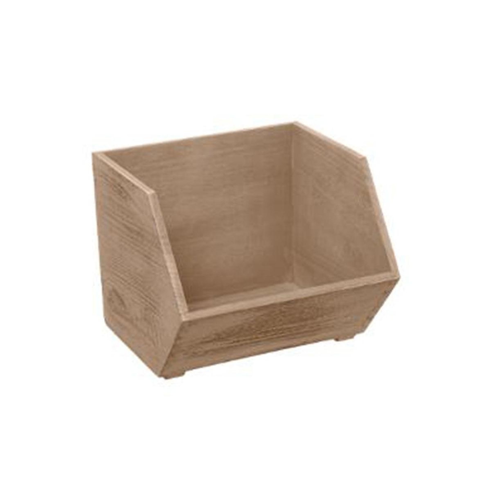 Voir la diapositive 3 : FIVE Lot de 3 casiers empilables  ety  29cm naturel