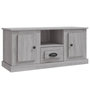 Voir la diapositive 2 : VIDAXL Meuble TV sonoma gris 100x35,5x45 cm bois d'ingenierie