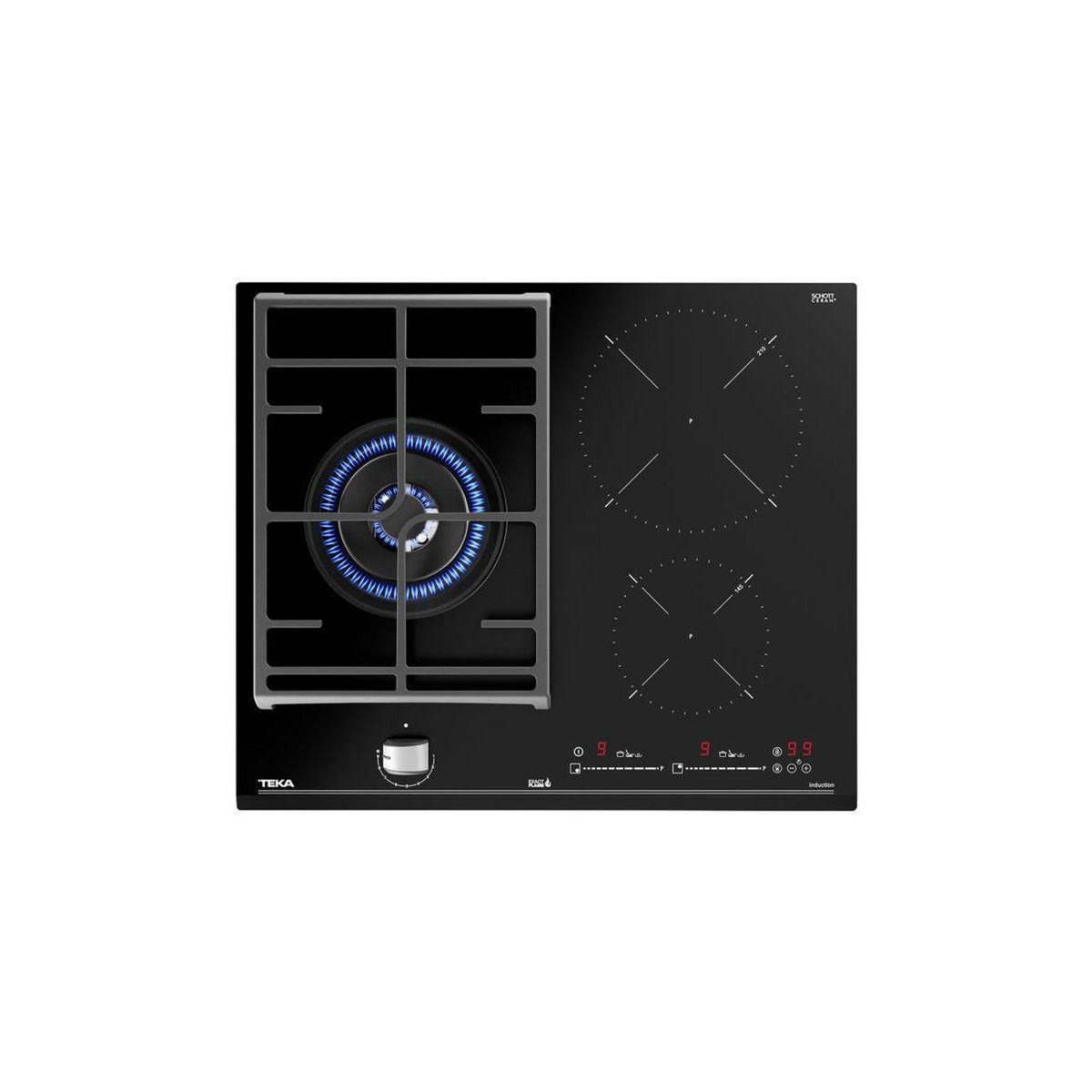 TEKA Plaque mixte induction gaz JZC 63312 ABN BK