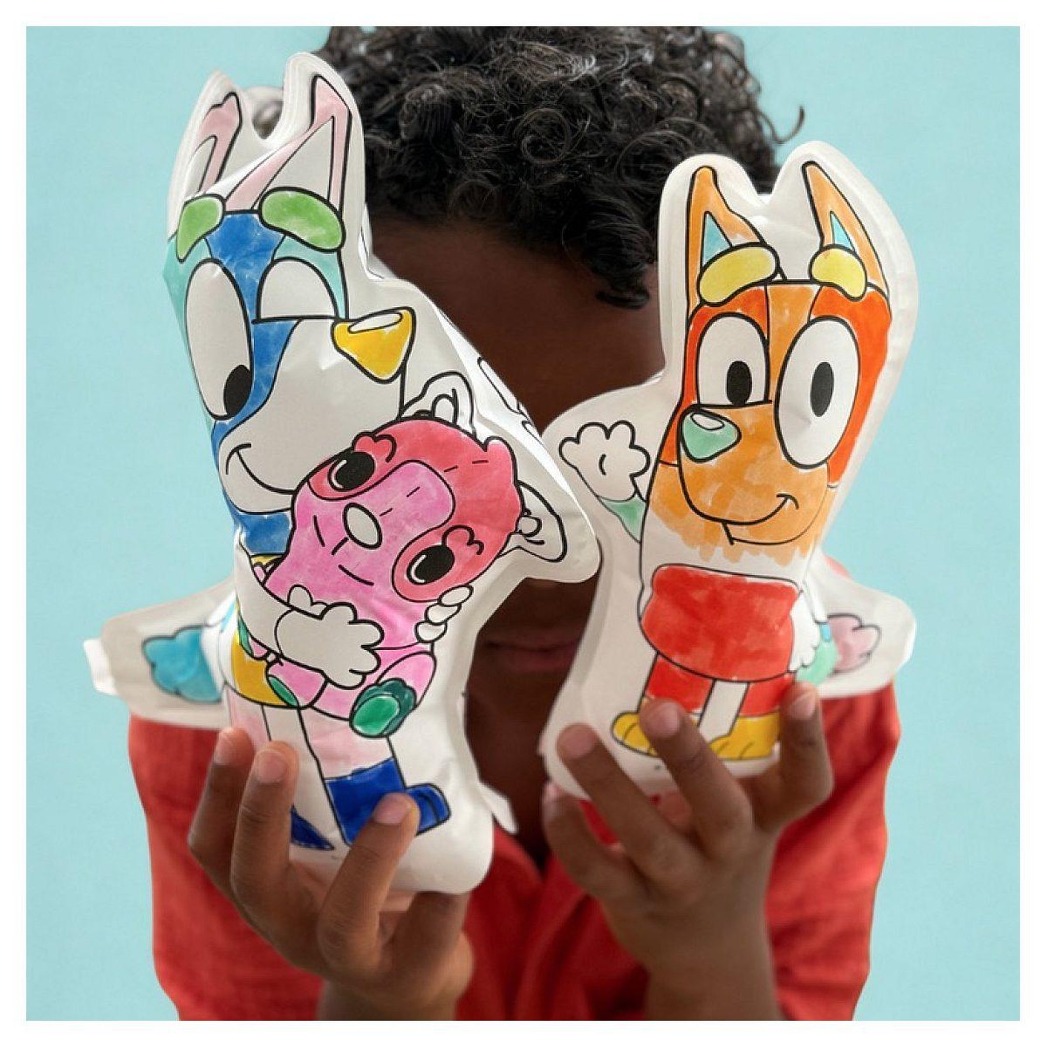 ARA CREATIVE 6 coloriage gonflable – party pack bluey et bingo