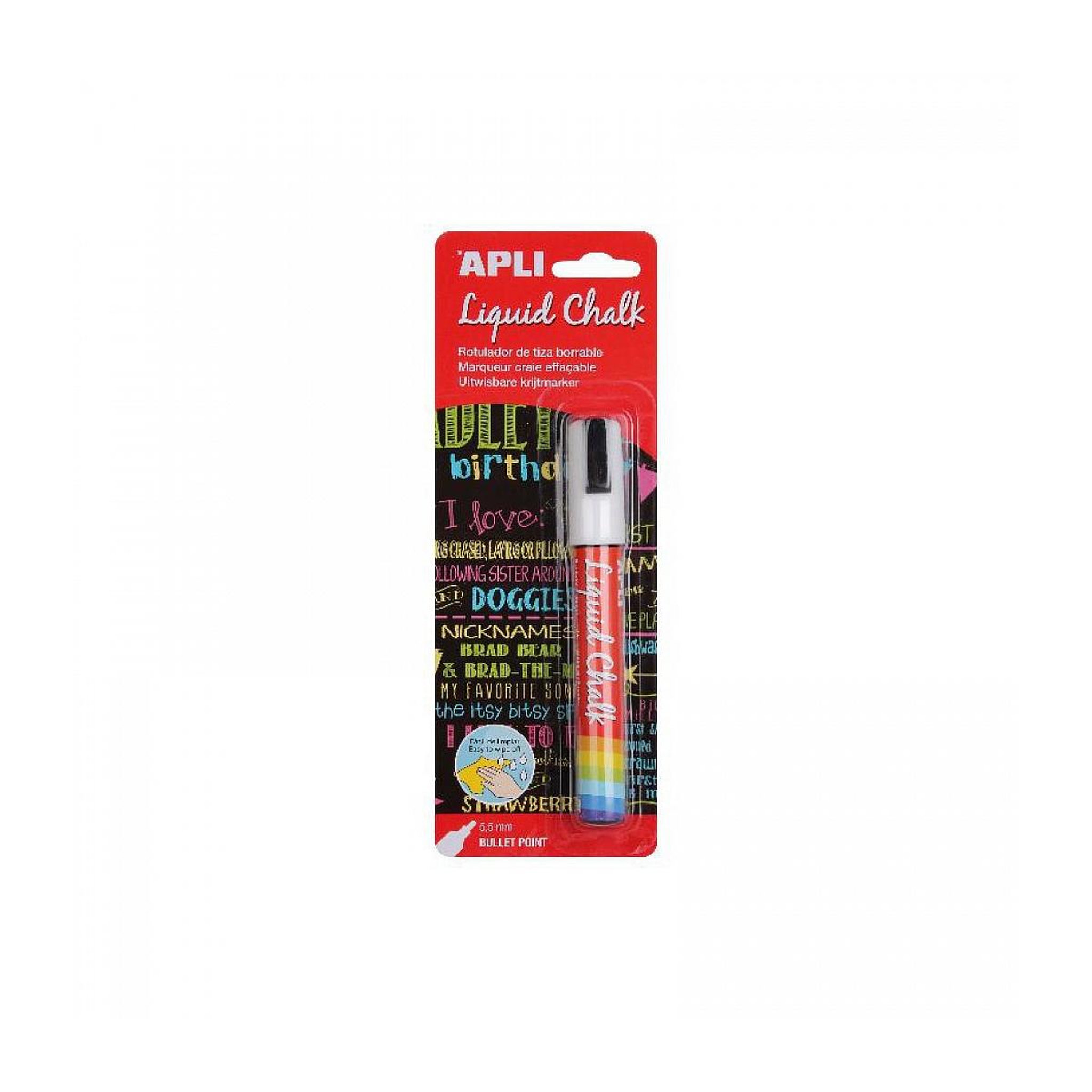 Apli Agipa marqueur craie liquide effacable 5.5mm