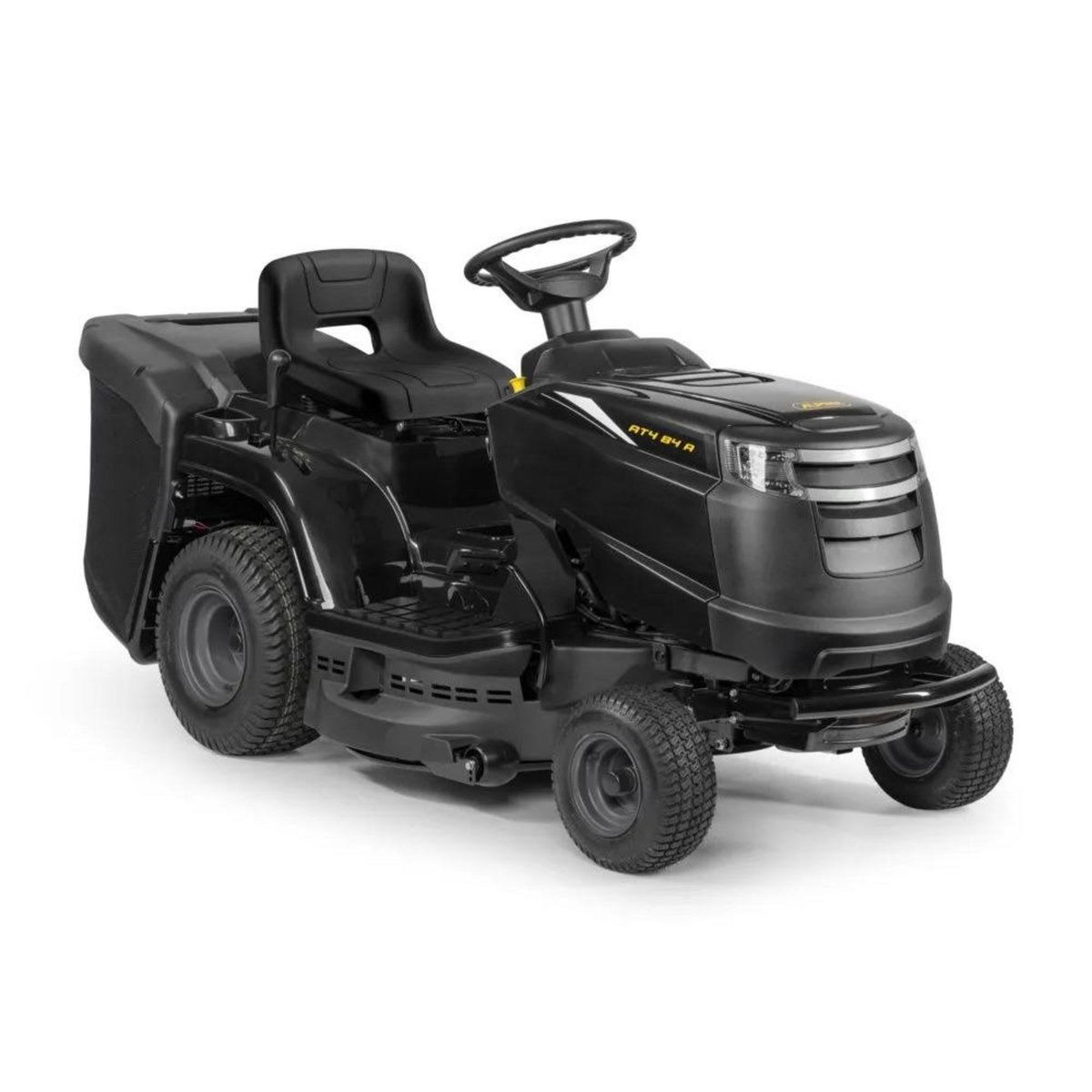 Alpina Tondeuse autoportée thermique de 352 cm³ - AT4 84A - jusqu'à 3000 m² - largeur coupe 84 cm - obturateur inclus - noire