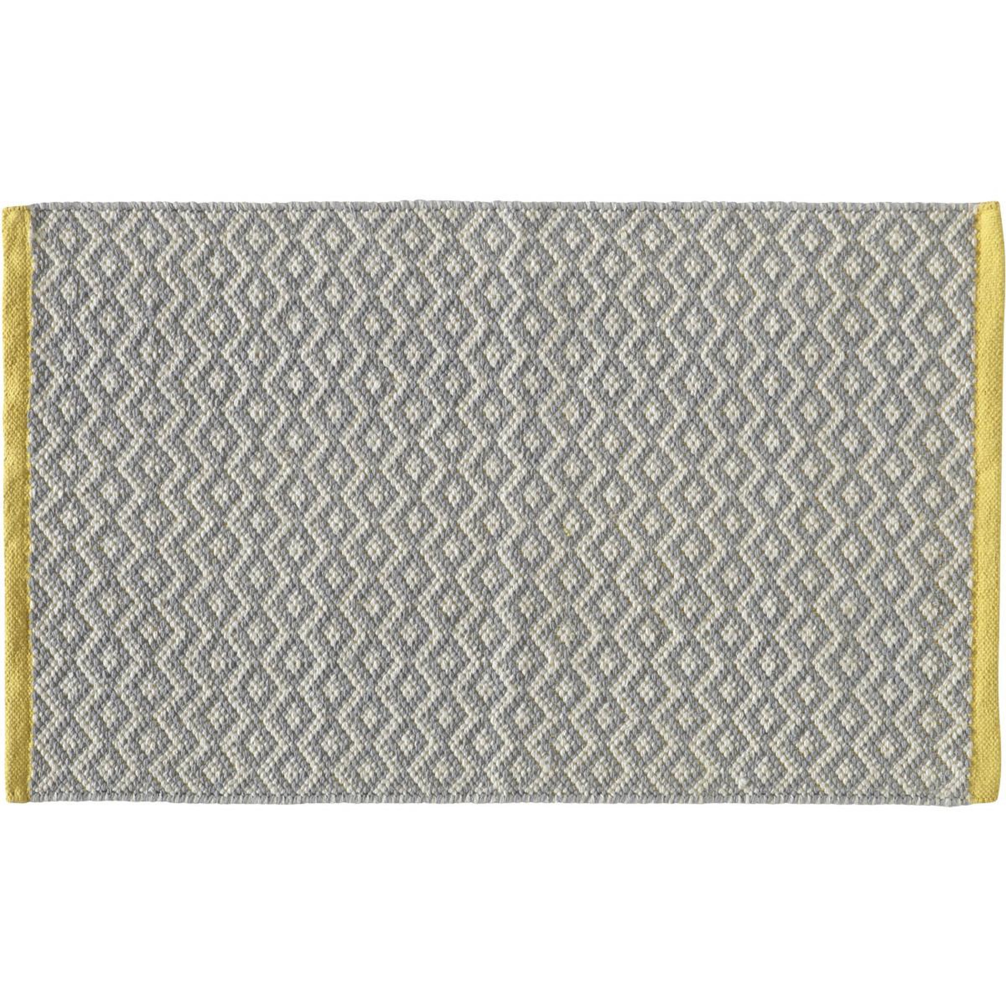 GUY LEVASSEUR Tapis de bain déco à losanges 50x120cm