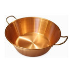 BAUMALU BAUMALU Bassine a confiture cuivre 38 cm 12/10eme  anses inox - 9 litres environ