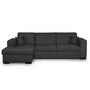 Voir la diapositive 2 : Canapé d'angle gauche convertible  4 places avec coffre tissu CARIBEA