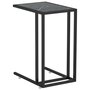 Voir la diapositive 2 : VIDAXL Table d'appoint ordinateur Marbre noir 50x35x65 cm Verre trempe