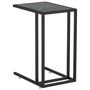 Voir la diapositive 2 : VIDAXL Table d'appoint ordinateur Marbre noir 50x35x65 cm Verre trempe