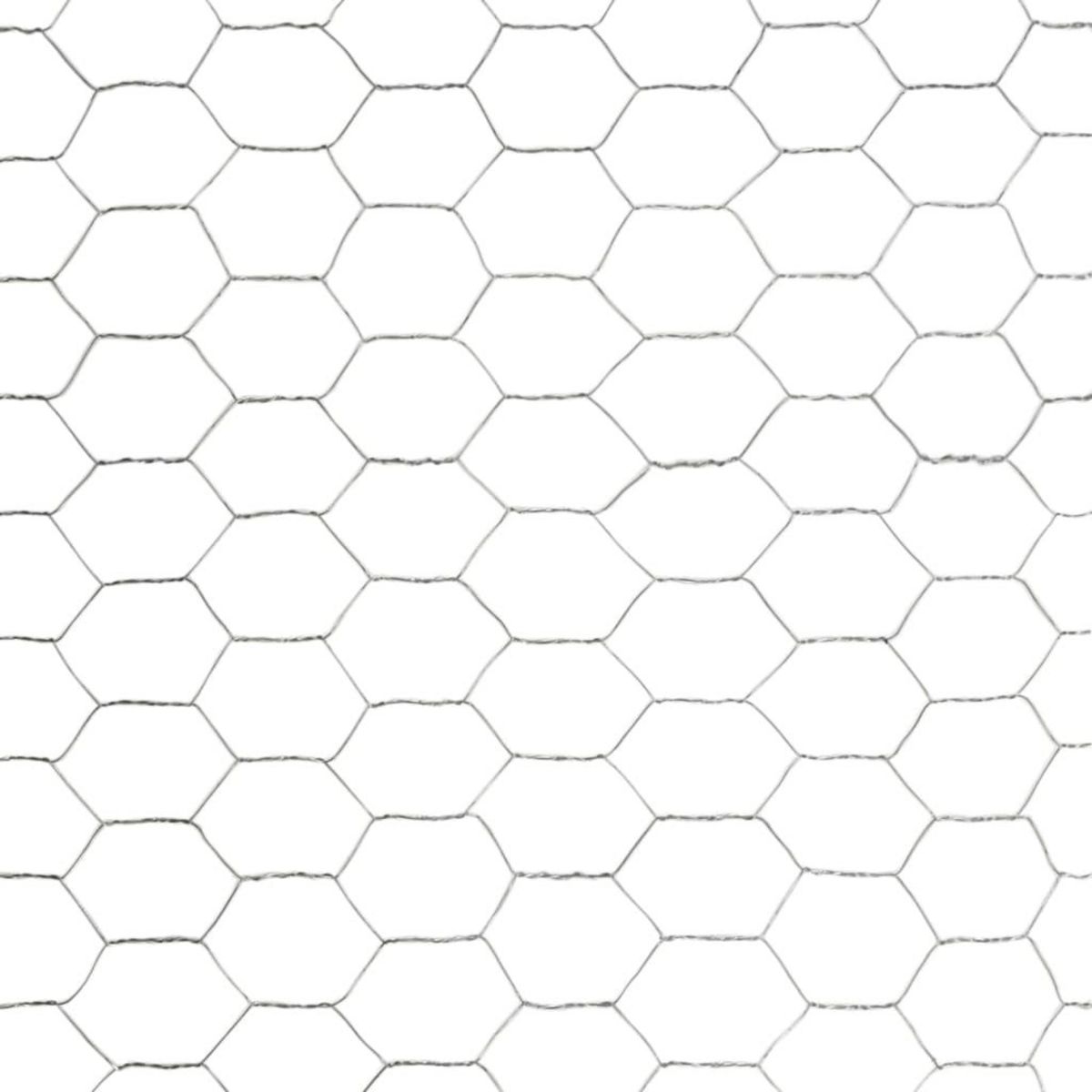 VIDAXL Grillage pour voliere Acier galvanise 25x1,2 m Argente