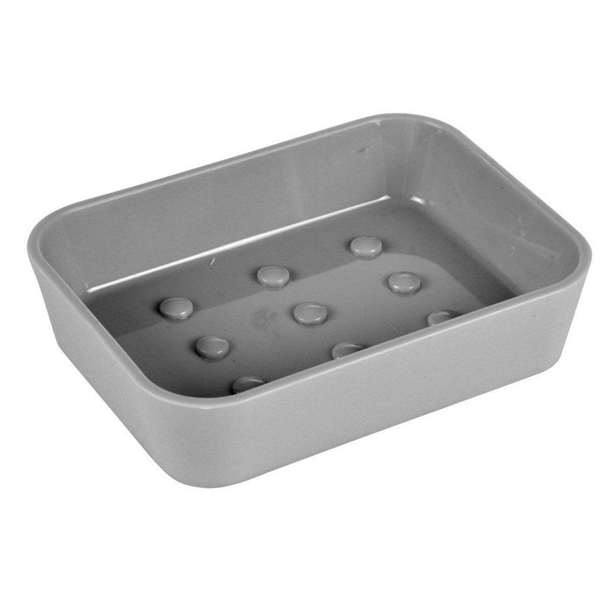 Douceur d'Intérieur Porte savon soft touch  vitamine ii  12cm anthracite