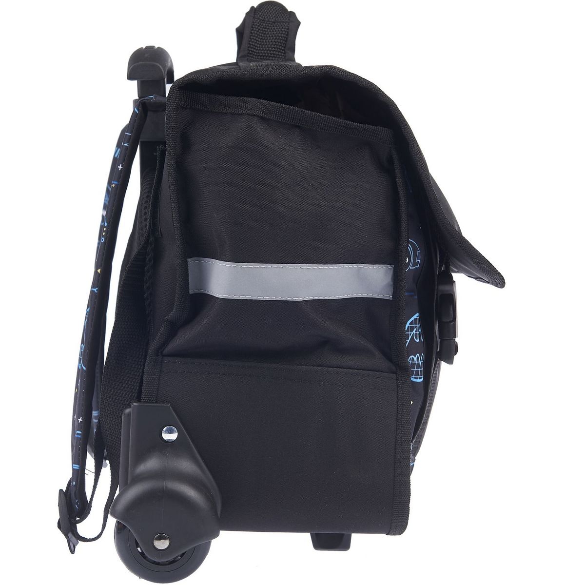 DC COMIC'S Cartable à roulettes noir BATMAN